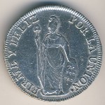 Peru, 8 reales, 1836–1839