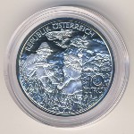 Austria, 10 euro, 2010