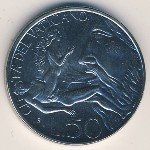 Vatican City, 50 lire, 1988