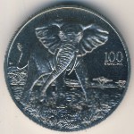 Zambia, 100 kwacha, 1997