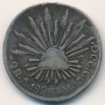 Mexico, 2 reales, 1825–1868