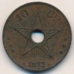 Свободный штат Конго, 10 сентим (1887–1894 г.)