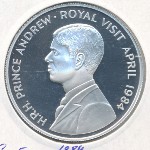 Saint Helena, 50 pence, 1984