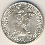 Швейцария., 5 франков (1939 г.)