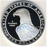 USA, 1 dollar, 1983