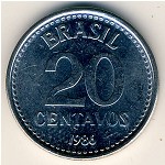Бразилия, 20 сентаво (1986–1988 г.)