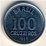 Brazil, 100 cruzeiros, 1985–1986