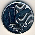 Бразилия, 1 крузейро (1990 г.)