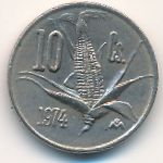 Mexico, 10 centavos, 1974–1980