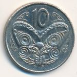 New Zealand, 10 cents, 1999–2006
