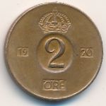 Швеция, 2 эре (1952–1971 г.)