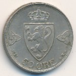Norway, 50 ore, 1920–1923
