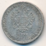 Austria, 1/4 florin, 1859–1865