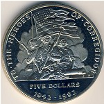 Маршалловы острова, 5 долларов (1992 г.)