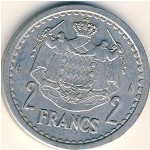 Монако, 2 франка (1943 г.)