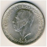 Sweden, 2 kronor, 1942–1950