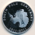 Южный Полюс., 5 долларов (2011 г.)