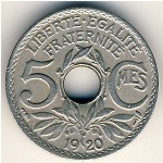 France, 5 centimes, 1917–1920