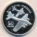Marshall Islands, 50 dollars, 1991
