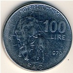 Italy, 100 lire, 1979