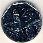 Cuba, 25 centavos, 1994