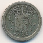 Netherlands East Indies, 1/4 gulden, 1910–1930