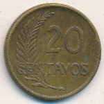 Peru, 20 centavos, 1945–1946