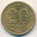 Бразилия, 20 сентаво (1943–1948 г.)