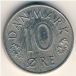 Denmark, 10 ore, 1973–1978