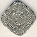 Netherlands, 5 cents, 1913–1940