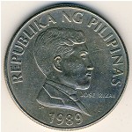Филиппины, 1 песо (1989–1990 г.)