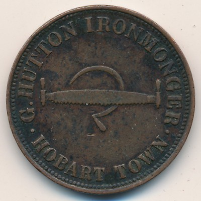 Австралия, 1 пенни (1850 г.)