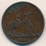 Австралия, 1 пенни (1862 г.)