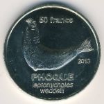 Земля Адели., 50 франков (2011 г.)