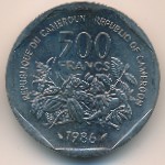 Камерун, 500 франков (1985–1988 г.)