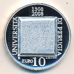Италия, 10 евро (2008 г.)