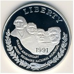 США, 1 доллар (1991 г.)