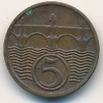 Чехословакия, 5 гелеров (1923–1938 г.)