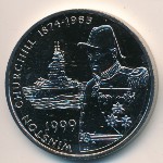 Falkland Islands, 50 pence, 1999
