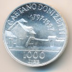 Италия, 1000 лир (1997 г.)