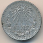 Mexico, 1 peso, 1918–1919