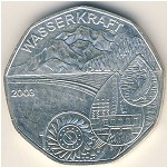 Austria, 5 euro, 2003