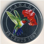Canada, 25 cents, 2007