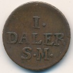 Sweden, 1 daler, 1716