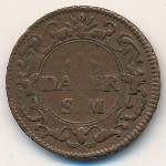 Sweden, 1 daler, 1719