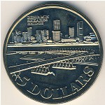 Singapore, 5 dollars, 1982