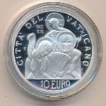 Vatican City, 10 euro, 2008