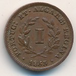 Mozambique, 1 real, 1853