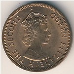 Сейшелы, 2 цента (1959–1969 г.)