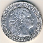 Haiti, 50 centimes, 1882–1895
